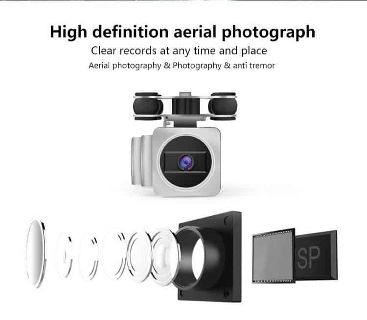 GloryStar HJ14W Wi-Fi Remote Control Aerial Photography Drone HD Camera 200W Pixel UAV Gift Toy
