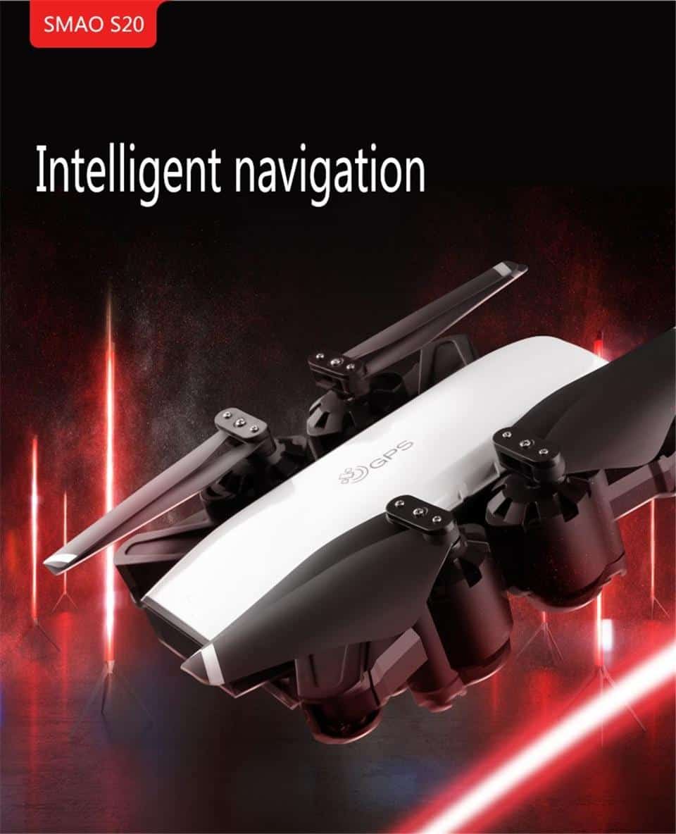 New FPV GPS RC Drone With Live Video And Return Home Foldable RC With HD Camera Quadrocopter Return Home Foldable