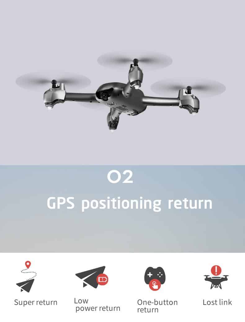 New GPS WiFi FPV RC Drone With 4K HD Camera Altitude Holding Optical Flow Positioning Wide Angle Live Helicopter Quadrocopter