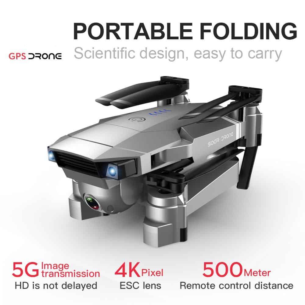 SG907 Drone 4k Camera X50 ZOOM Wide Anti-shake 5G WIFI FPV Gesture photo GPS Professional Dron RC Helicopter Quadcopter Xmas