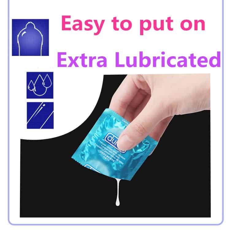 Durex Condoms 100Pcs 4 Types Sensation Value Ultra Thin Lubricated Sex Products Natural Rubber Latex Penis Sleeve Sex For Men
