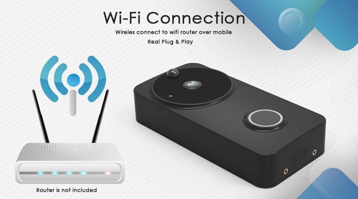 1080P Outdoor WiFi Smart Video Doorbell Camera IP Intercom Door Phone Bell Waterproof Security Door phone