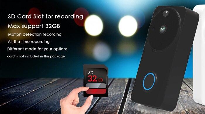 1080P Outdoor WiFi Smart Video Doorbell Camera IP Intercom Door Phone Bell Waterproof Security Door phone