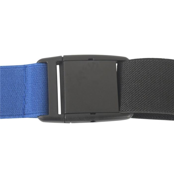 Elastic Belts Women Men Invisible Waist Belt for Jeans Pants Adjustable Buckle Belt Unisex Adults All-Match Solid Color Canvas