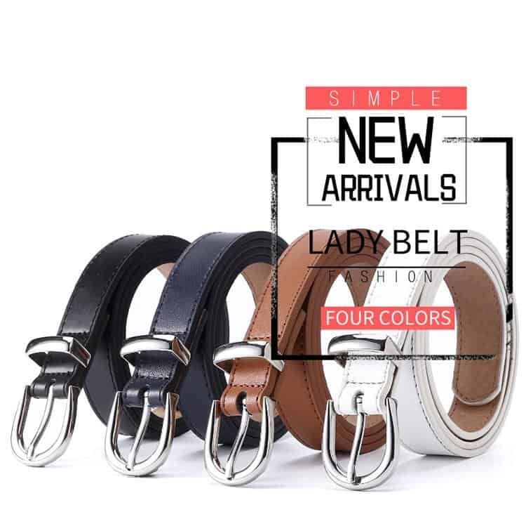 Ladies Luxury Brand Belt Designer's Leather High Quality Belt Fashion Alloy Buckle Girl Jeans Dress Belts Dropshipping