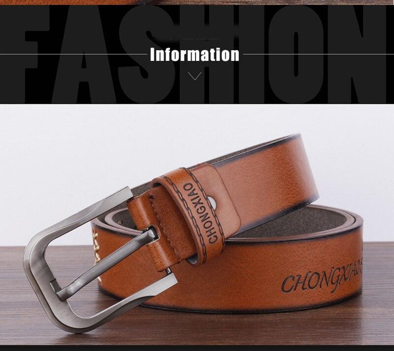 New classic men's belt High-quality metal belt buckle Car line details Perfect men's belt gift Casual belt 3 colors Wholesale