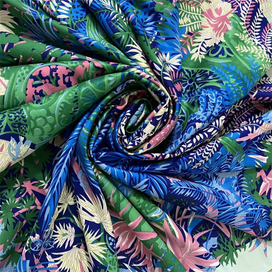 130cm Jungle Luxury Brand Big Square Scarf New Design Twill Silk Scarf Women Kerchief Scarves For Ladies Fashion Shawl Echarpe