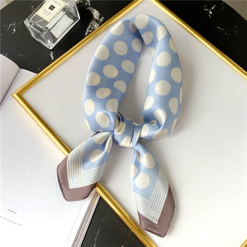 2020 Summer Luxury Brand Silk Scarf Square Women Shawls And Wraps Fashion Office Small Hair Neck Hijabs Foulard Scarves 70*70cm