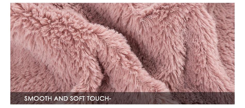 2020 Women Winter Scarf Thicken Fur Imitation Fur Grass Scarves Shawls Luxury Brand Downy Neck Bandana Lady