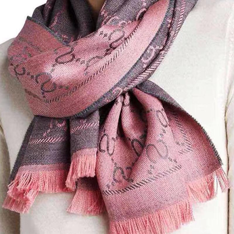 Designer 2020 knitted spring winter women scarf letter warm cashmere scarves shawls luxury brand neck bandana pashmina lady wrap