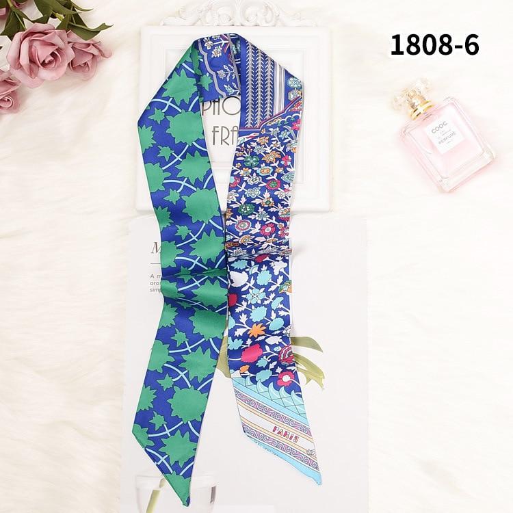 Brand Luxury 6colors Women Sharp-angled Scarf Water Glass Cup Prints Long Wraps Scarves Shawl Handkerchief Bag Decor