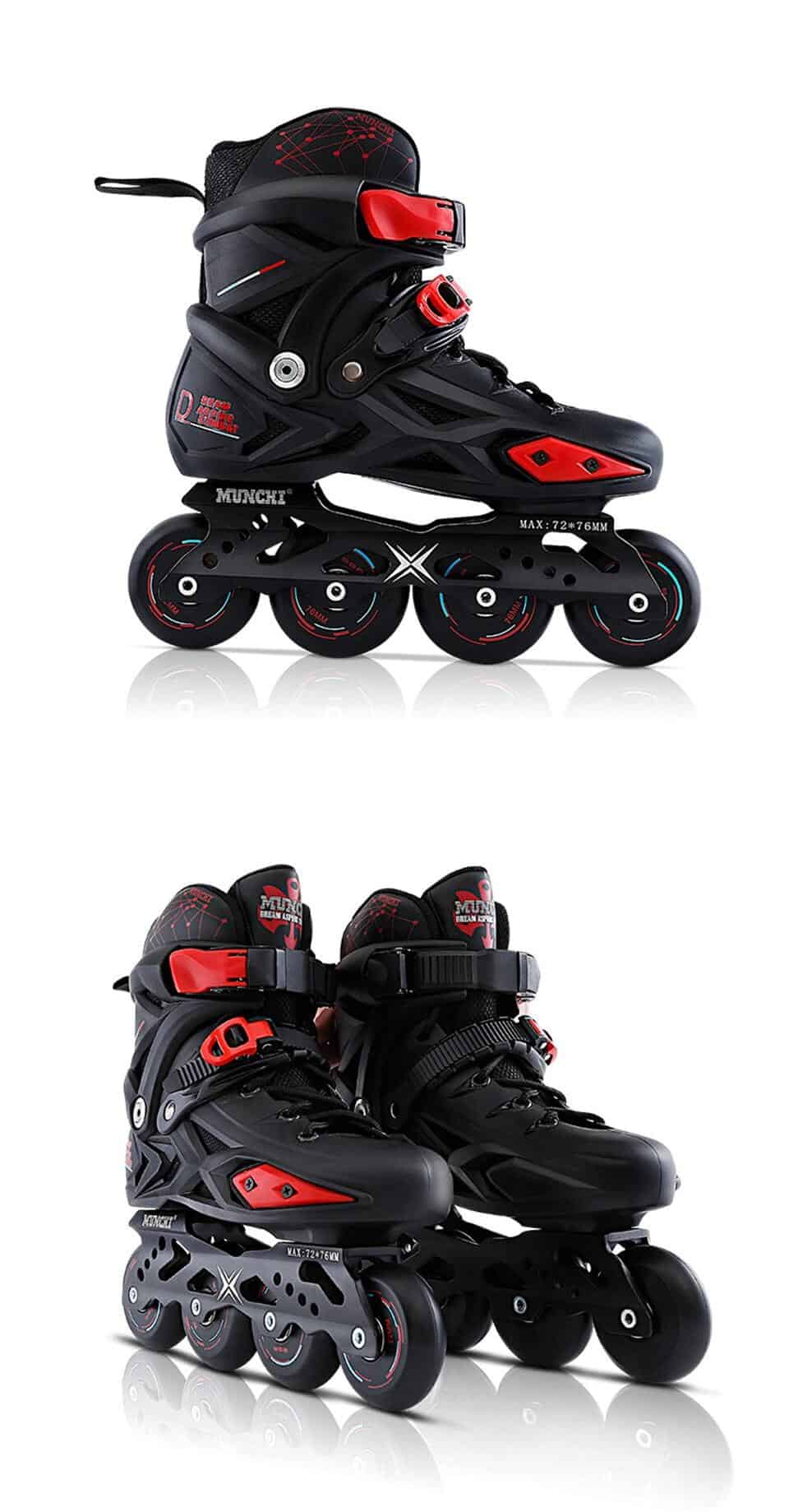 Slalom Roller Skates Sneakers Adult Children Straight Row Slippers Inline Roller Skating Shoes Street Brush Skate Unisex IA111