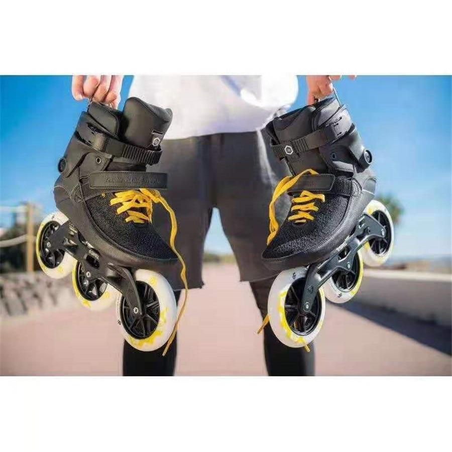 Japy 100% Original Powerslide Swell Trinity Frame Inline Skates 3*110mm 3*125mm Street Racing Skates Roller Free Skating Patines