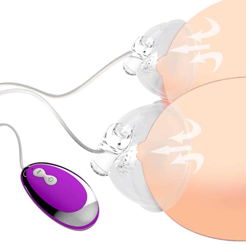 20 Modes Nipple Stimulation Licking Multi-Function Vibrator Breast Enlargement Masturbator Chest Massage Sex Toys for Women