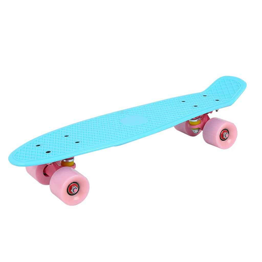 22 inch Skate Board Mini Cruiser Skateboard Plastic Longboard Banana Fishboard Street Outdoor Sports For Girl Boy пенни борд