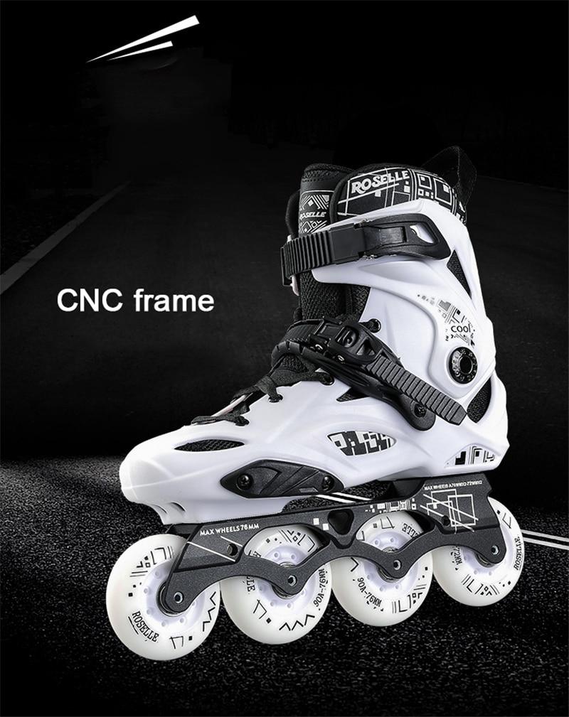 Original RS6 X9 Professional Inline Skates for Adult Kid Slalom Slide Freestyle Racing Free Skating Brush Street Patines