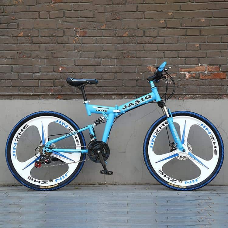 JASIQ 26 Inch Wheel 21/24/27Speed Adult Variable Speed Mountain Bike Road Bicycle Men Foldable Sports Cycling Racing Ride
