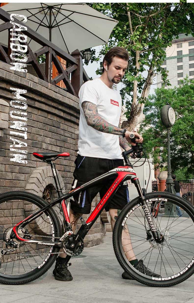 X-front Mountain Bicycle Carbon Fiber Frame 26/27.5 inch Wheel 27/30 Speed Hydraulic Disc Brake MTB Bicicleta Downhill Bike