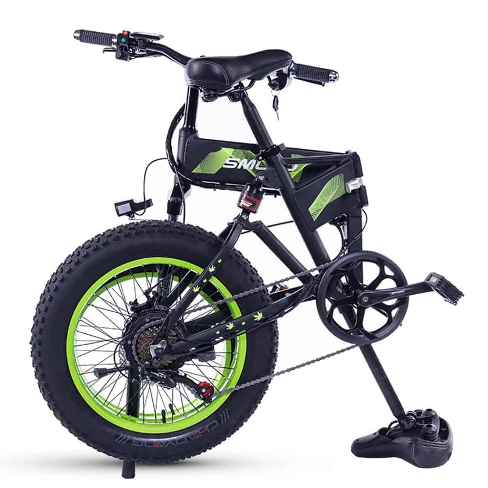 Huakaii Electric Bike M6 Powerful Fat Tire 48V 500W Motor Foldable Snowmobile Mountain Motor Bicycle Lithium Battery Hot Selling