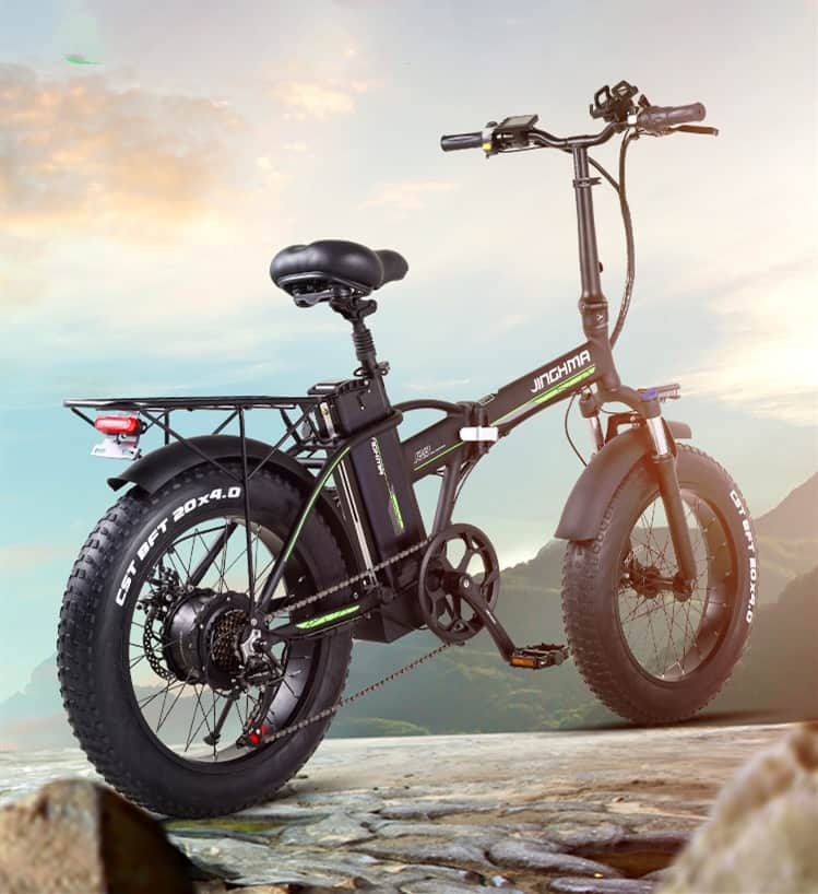 R8 Foldable Electric Bike 48v 350w 15ah Fat Tire Lcd Display Variable Speed Aluminum Alloy Strong Fold Ebike Customized CE