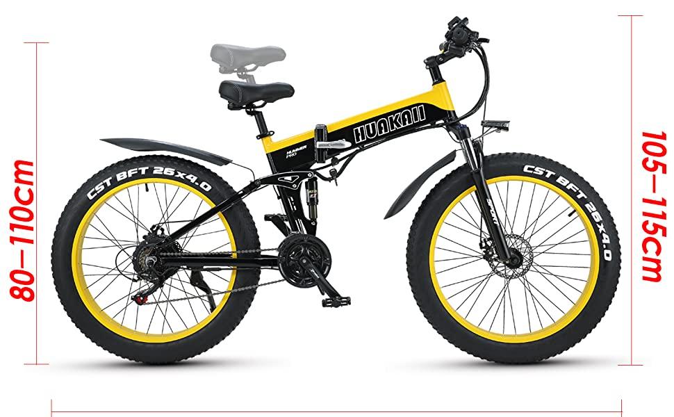 1000W Portable Electric Bicycle 26 Inch 48V Motor 13ah Lithium Battery Ebike Pedal Assist Foldable Mountain City Travel Bike