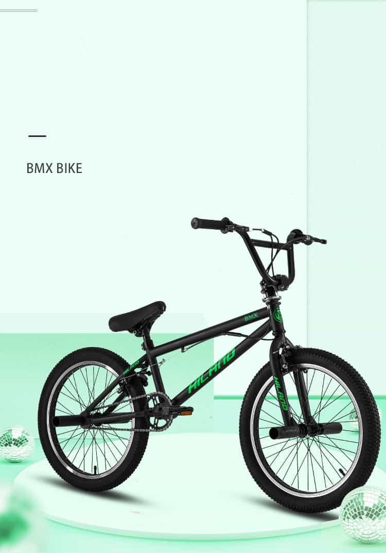 5 Color US warehouse 20'' BMX Bike Freestyle Steel Bicycle Bike Double Caliper Brake Show Bike Stunt Acrobatic Bike