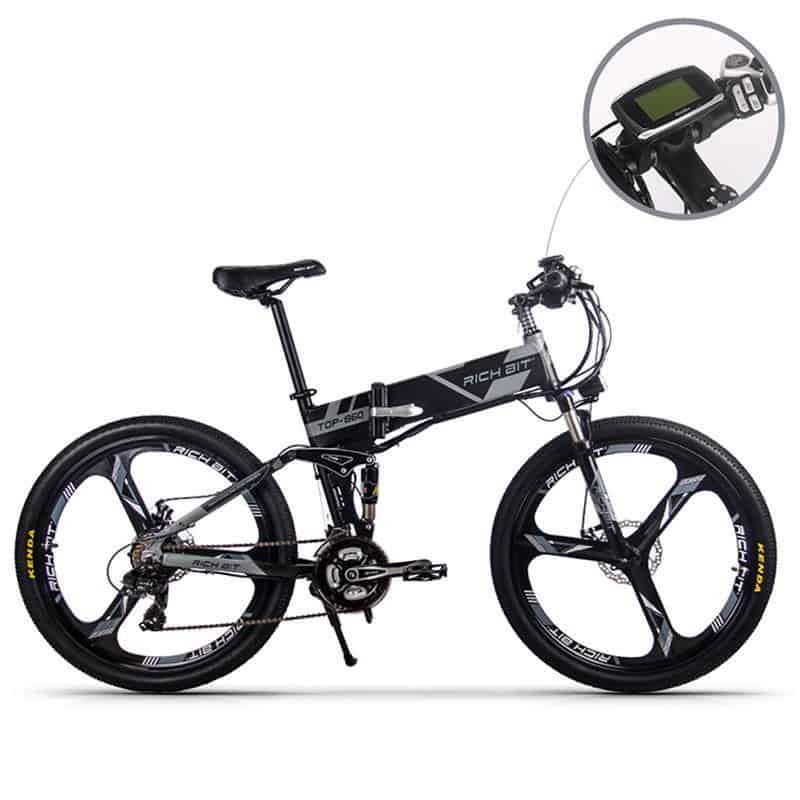 RichBit RT-860 36V*250W 12.8Ah Mountain Hybrid Electric Bicycle Cycling European Quick deliveryFrame Inside Li-on Battery Fold