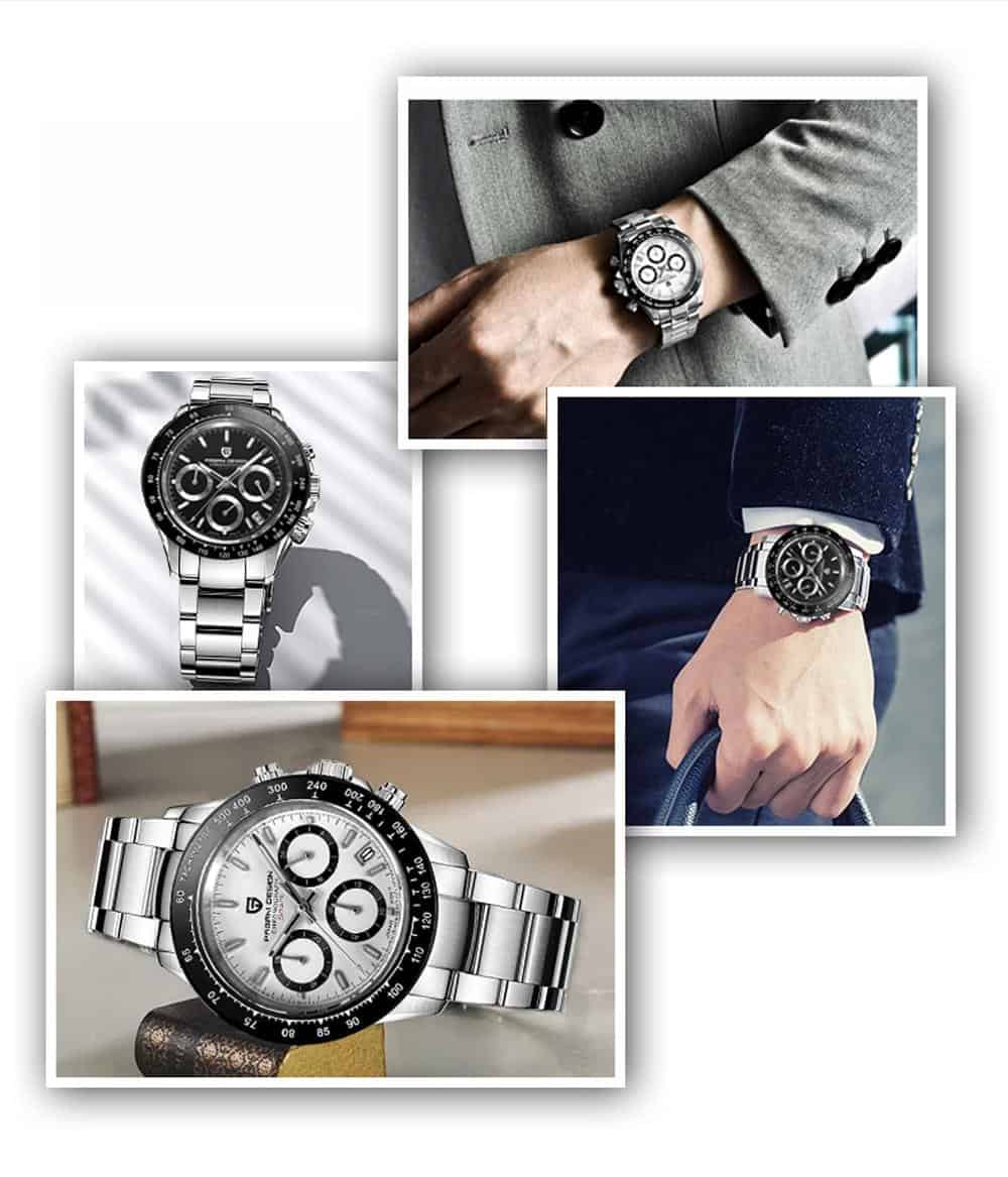 PAGANI DESIGN 2020 New Men's Watches Quartz Business Watch Mens Watches Top Brand Luxury Watch Men Chronograph VK63 Reloj Hombre