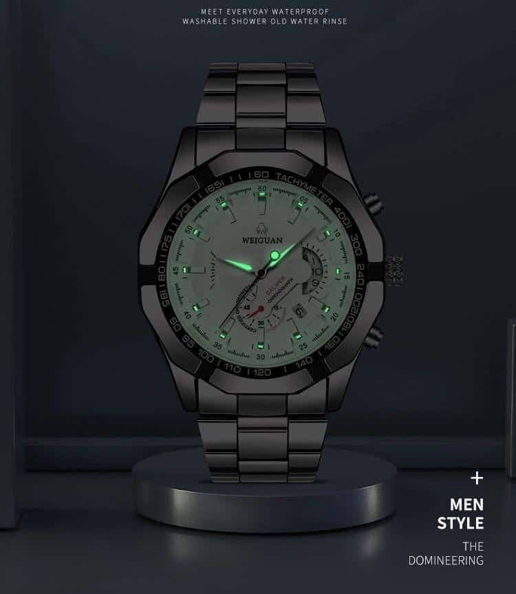 Watch men Smat watch Mens Watches Waterproof Wrist Watch Date Quartz Watch For Men Sports Clock Luxury Steel watch strap