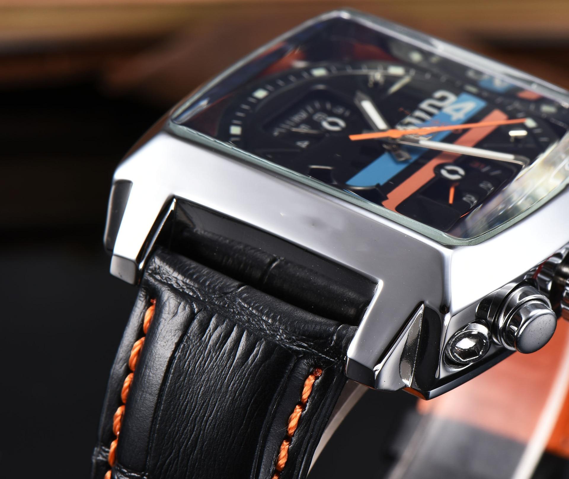 Mens Watch Men's Men Man Watches Mechanical 2020 Wrist Brand Hot Sale Belt Mechanical Sports Spiral Crown Skin Wristwatches New