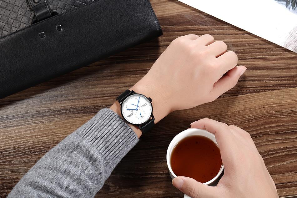 GUANQIN Mechanical Watch Men Business Fashion Automatic Watches 316L stainless steel Top Brand Luxury Luminous Wristwatch Clock