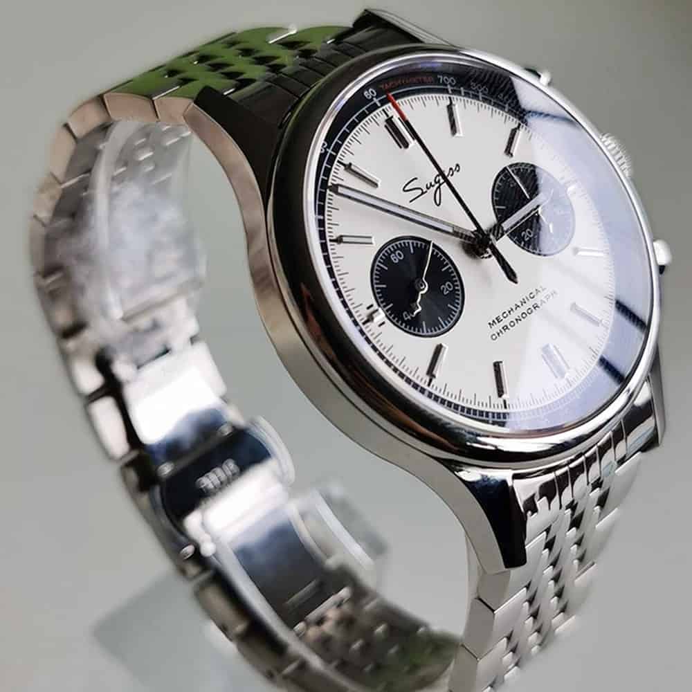 Men's Chronograph Watches Sapphire Mechanical Military Watch for Men Seagull st1901 Movement Sport Chronograph Watch Luxury Y