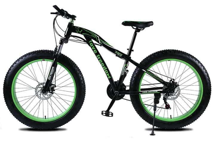 Love Freedom Mountain bike 26 * 4.0 Fat Tire bicycle 21/ Speed Locking shock absorber Bicycle Free Delivery Snow Bike