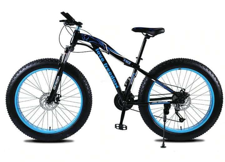 Love Freedom Mountain bike 26 * 4.0 Fat Tire bicycle 21/ Speed Locking shock absorber Bicycle Free Delivery Snow Bike