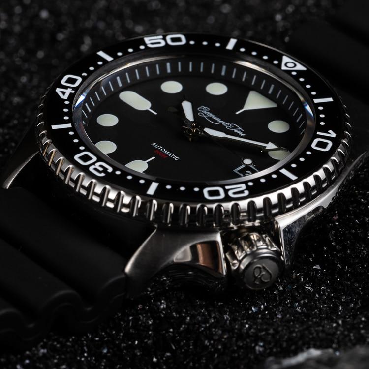 【Escapement Time】Automatic NH35 Movement Diver Water Sapphire Ceramic Bezel BGW9 Fluoro Tape 200M Waterproof