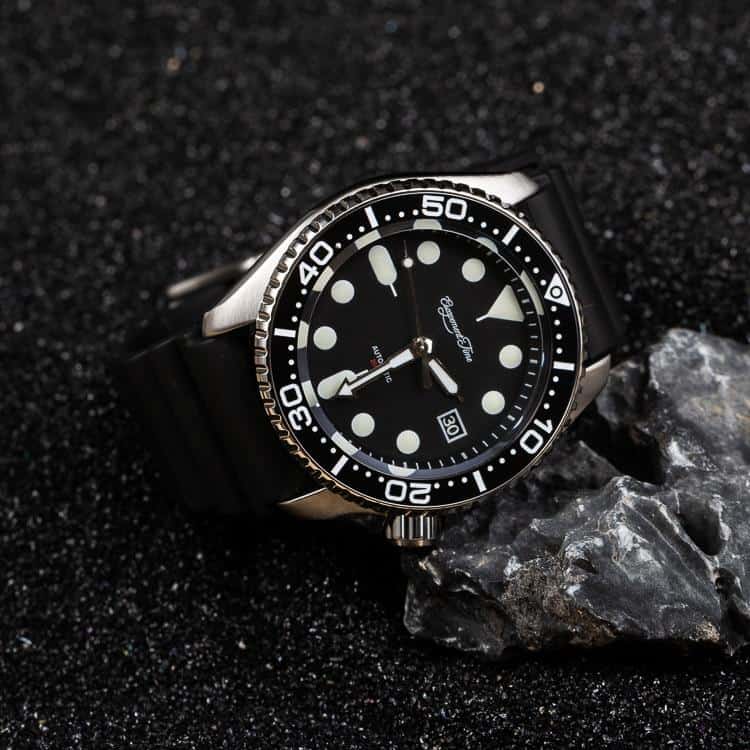 【Escapement Time】Automatic NH35 Movement Diver Water Sapphire Ceramic Bezel BGW9 Fluoro Tape 200M Waterproof