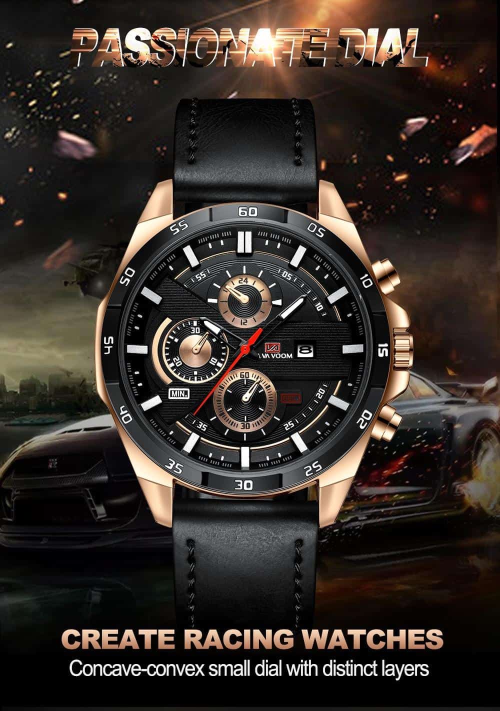 2021 New Arrival Moderno Watches Mens Sport Reloj Hombre Casual Relogio Masculino Para Military Army Leather Wrist Watch For Men