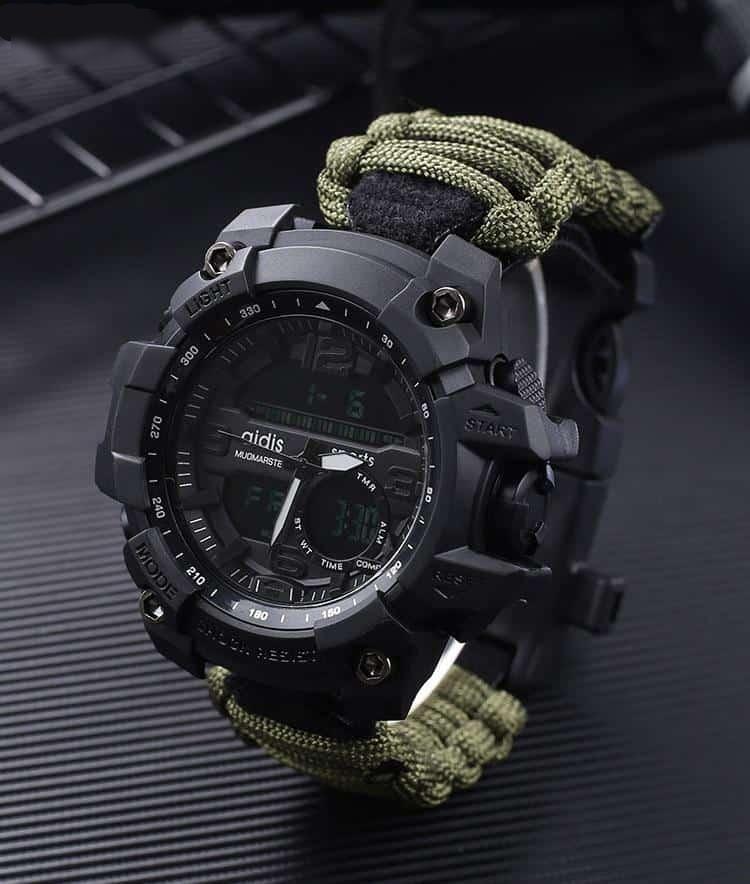 LED Military Watch with compass 30M Men Waterproof Sports Watches Male Fashion Clock Electronic Digital Display Wristwatches