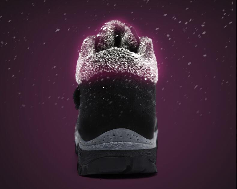VANCAT Men Boots Winter With Fur 2019 Warm Snow Boots Men Winter Boots Work Shoes Men Footwear Fashion Rubber Ankle Shoes 39-46