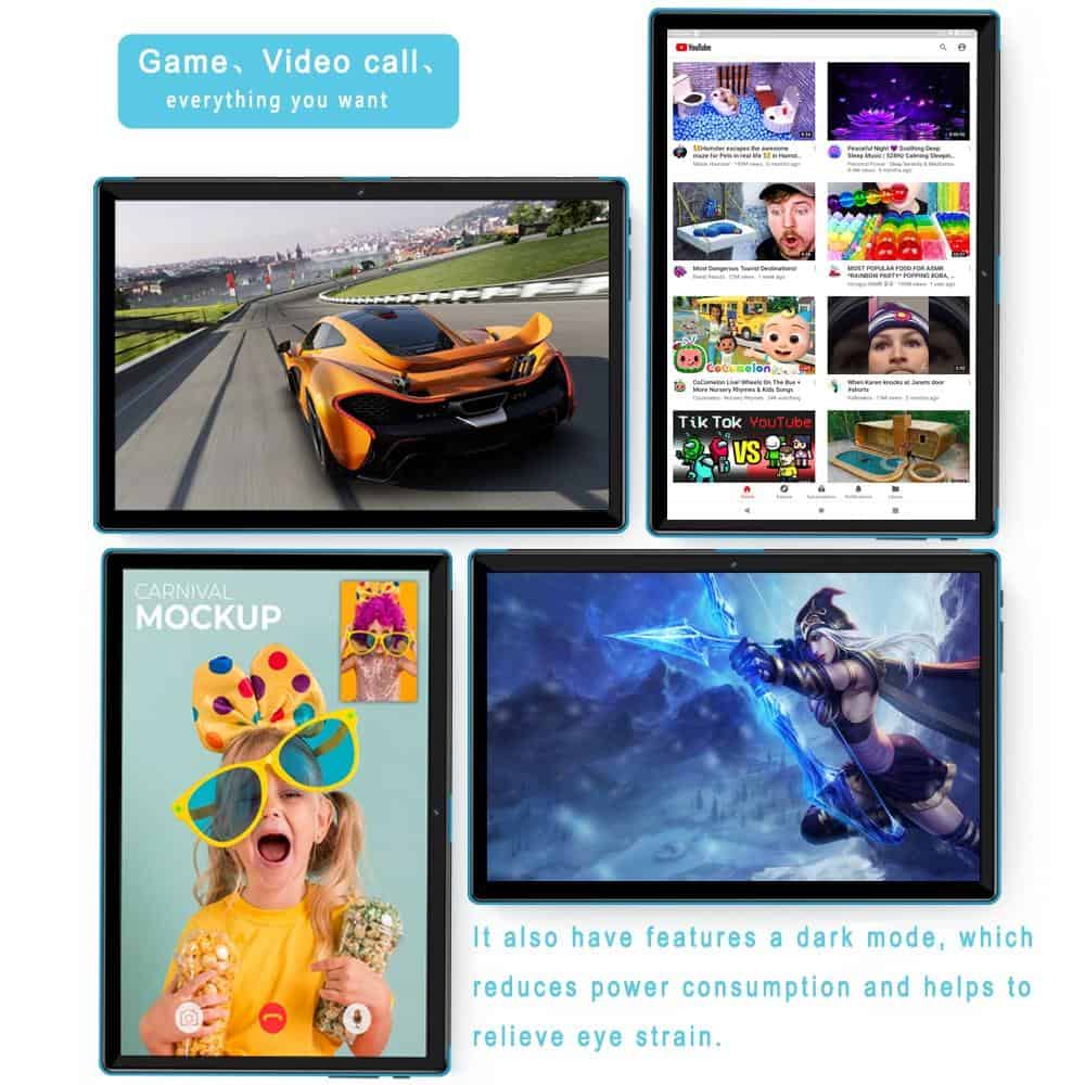 New Tablet Pc 10.1 Inch Android 9.0 Tablets Octa Core Google Play 3G 4G LTE Phone Call GPS WiFi Bluetooth 10 Inch Glass Panel