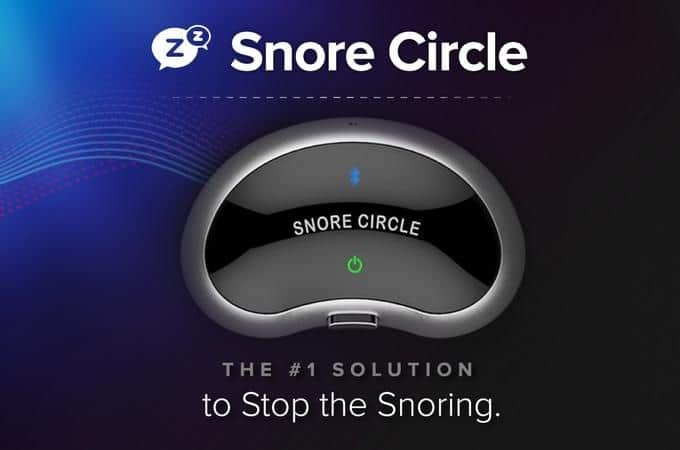 Snore Circle Most Effective Solution Anti-snoring Device Throat Snore Stopper APP Records and Analyzes Sleep Datas
