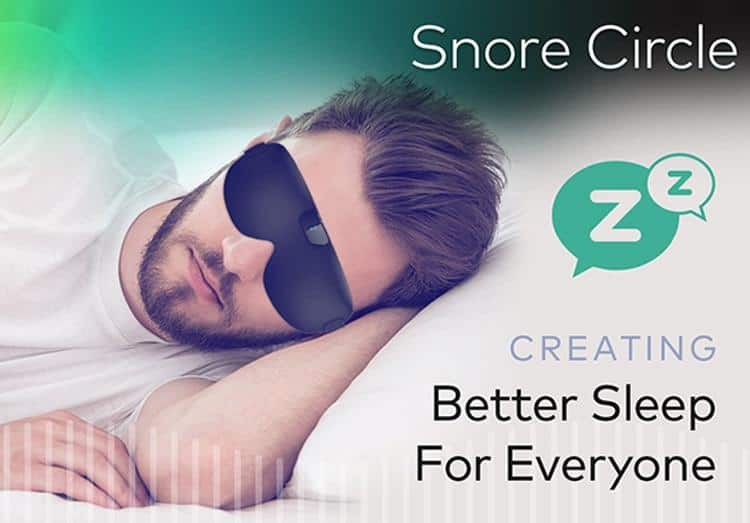 Snore Circle Smart Snoring Eye Mask Anti Snoring Devices Snoring Solution Snore Stopper Sleep Aids