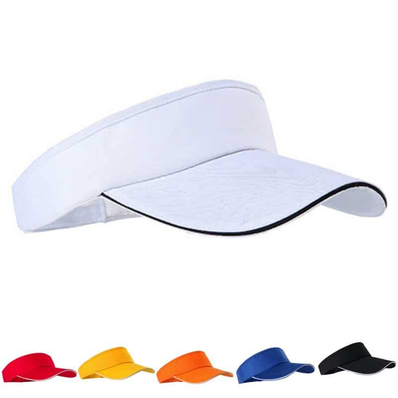 Man Cotton Cap Adjustable For Running Tennis Golf Hot Sale Unisex Empty Top Visor Cap Women Sunscreen Hats