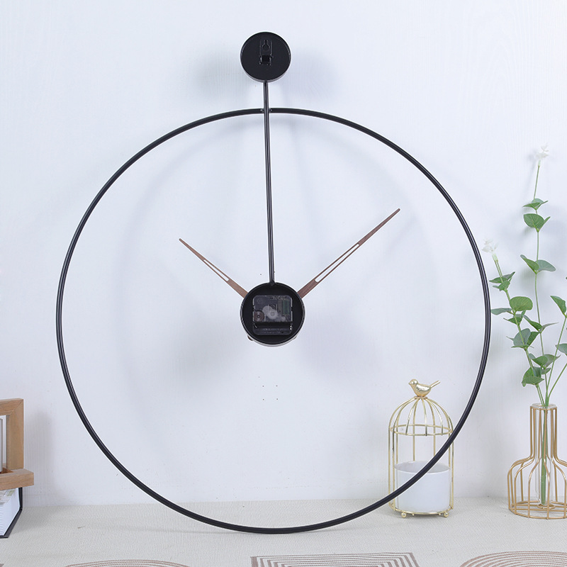 Nordic Simple Creative Wall Clock Modern Design Spanish Style Home Living Room Decoration Mute Large Decor Watchs Crafts