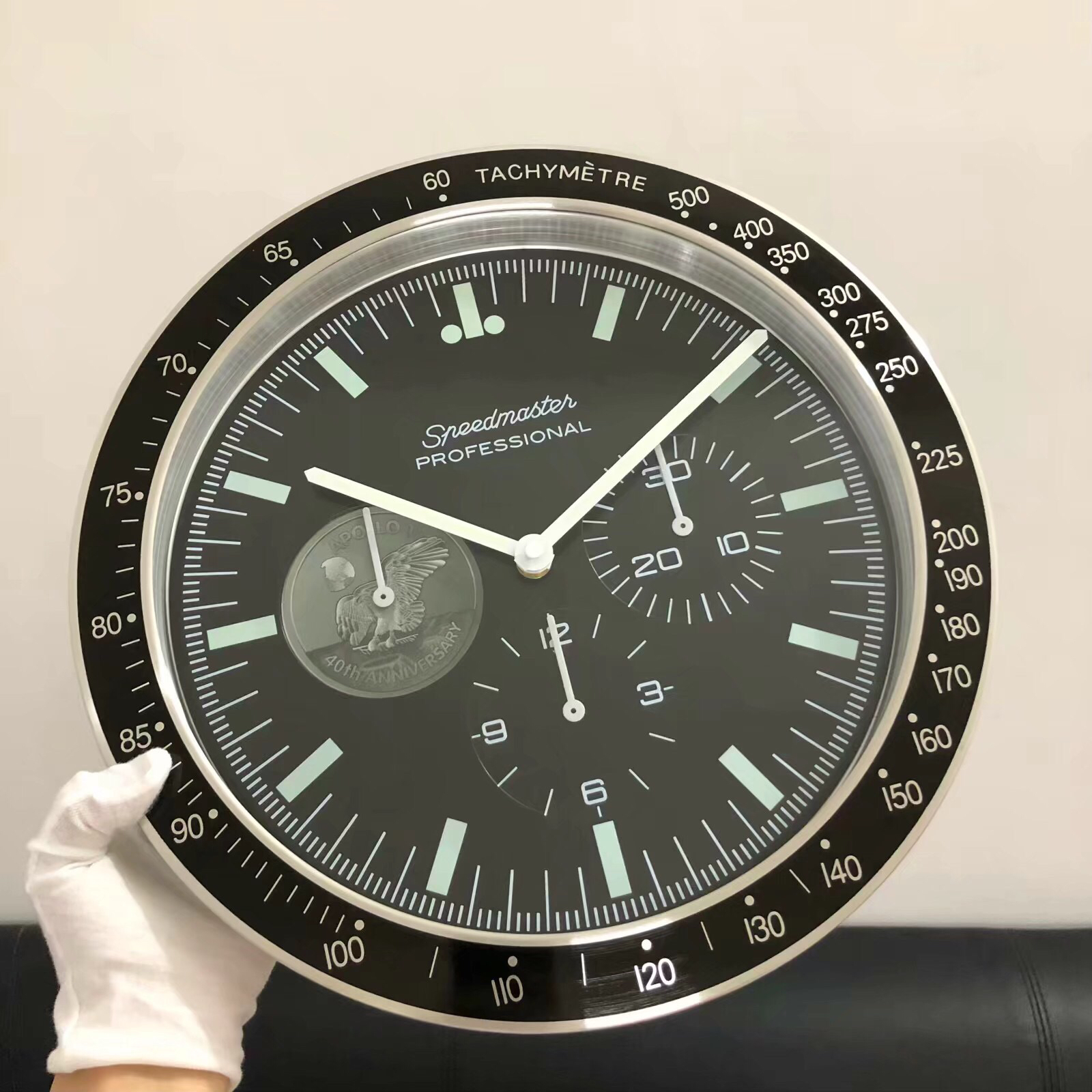 2021 Luxury Wall Clock Speed Master Quartz Clock Modern Design Metal Art Watch Clock Relogio De Parede Horloge