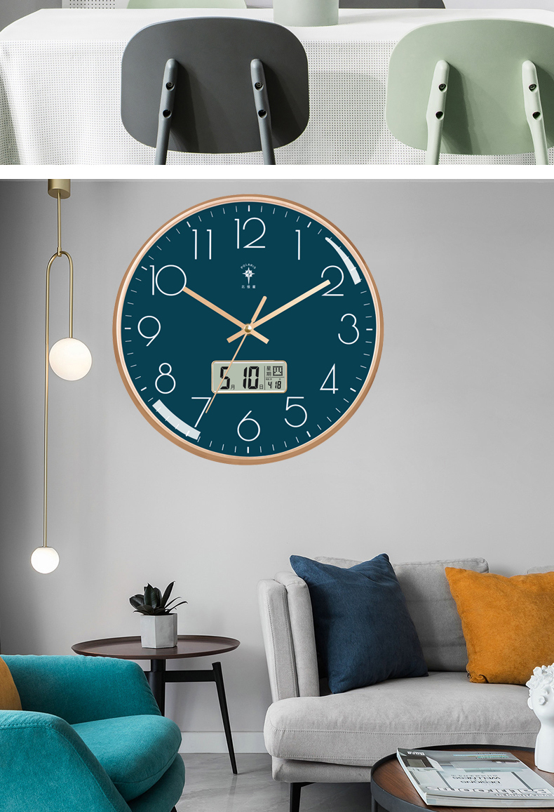 LED digital Wall Clock Modern design Nordic Silent Large Clocks Mechanism Wall Watches round reloj pared decorativo Home Decor