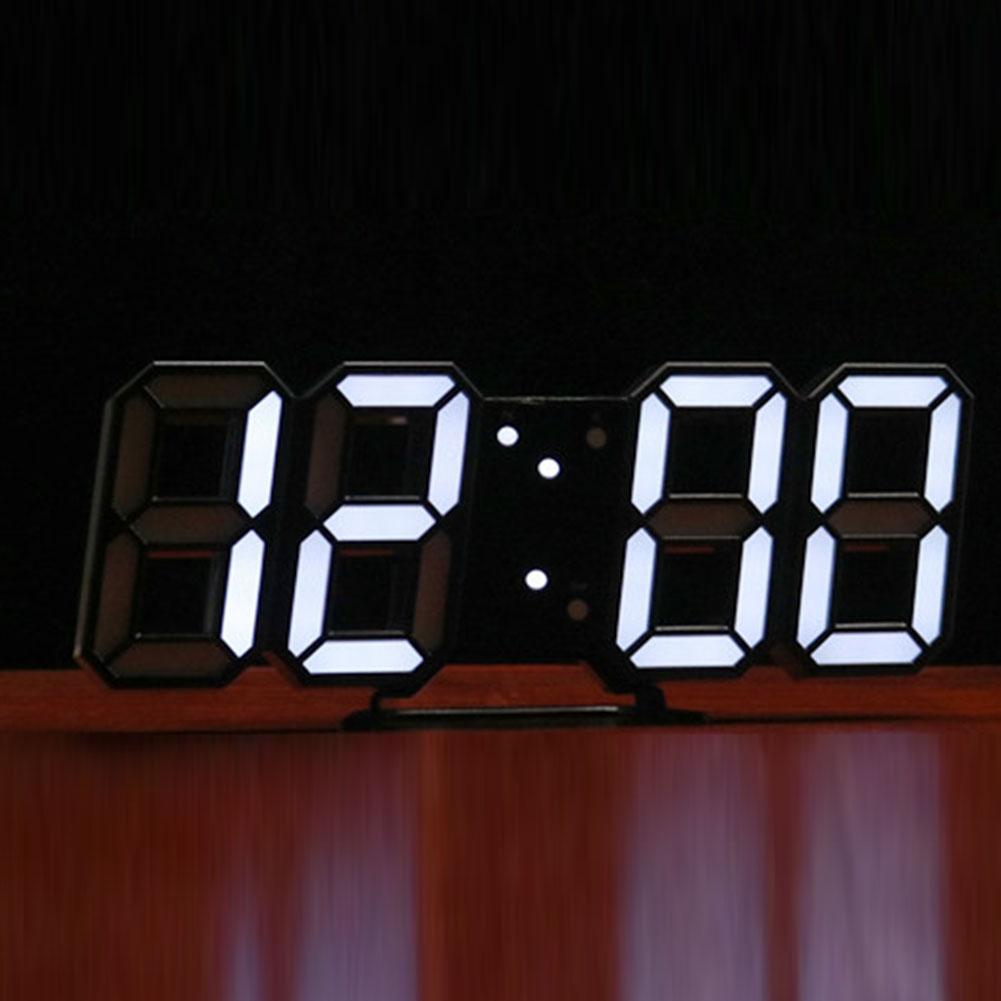 LED Digital Alarm Clock Bedroom Snooze Table Desktop Clock Date Calendar Temperature Function Home Room Decoration