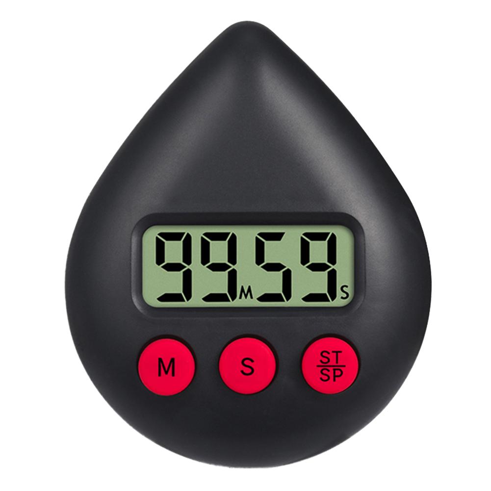 Water Drop Electronic Countdown Digital Timer Kitchen Cooking Shower Students Study Alarm Clock Cooking Countdown Time