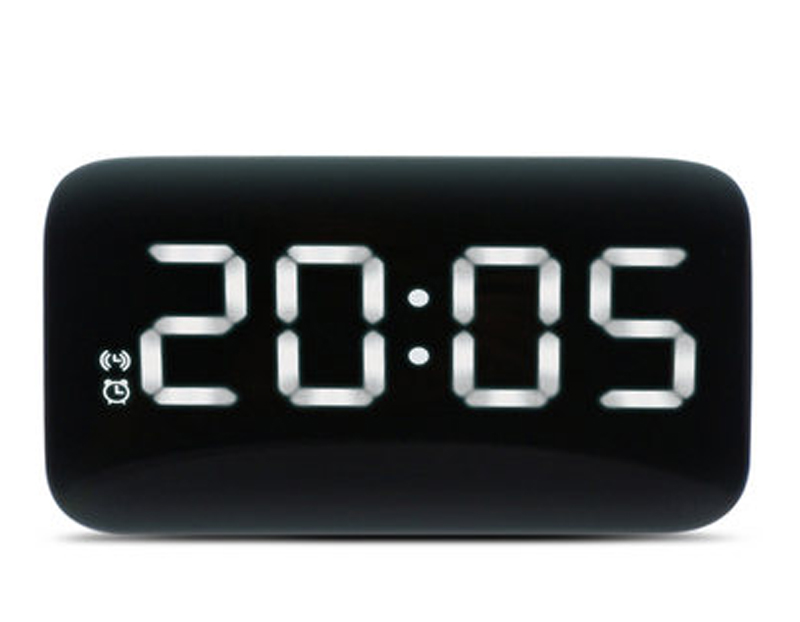 12/24 Hours LED Alarm Clock Voice Control Large LED Display Electronic Snooze Backlinght Desktop Digital Table Clocks Watch