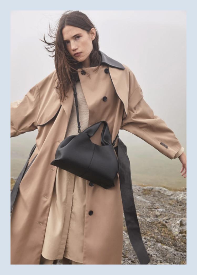 Fashion Ruched Hobos Women Handbag Designer Women Bag Luxury Soft Pu Leather Shoulder Crossbody Bags Lady Simply Tote Purse 2022